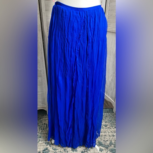 Royal blue Willow and Clay maxi skirt szM - Picture 1 of 6
